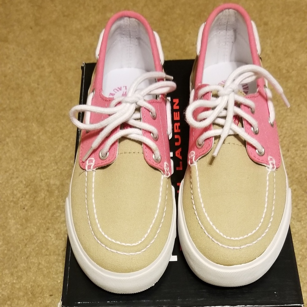 Polo Sport Lilia Khaki/Pink Canvas